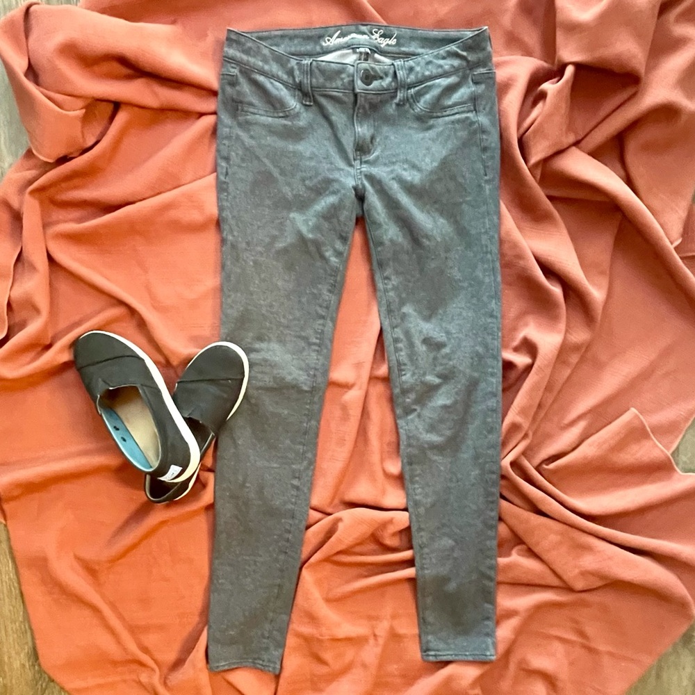 COPY - American Eagle Gray Soft Stretch Cotton Jegging